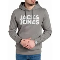 Jack & Jones Hoodie mit Kängurutasche, mit Kapuze, mit Logodruck