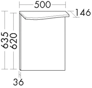 Burgbad Leuchtspiegel Sinea 3.0 MATT 615x500x130 Sinea 3.0 MATT, SHFE050RPN679 SHFE050RPN679