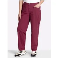 Sheego Jerseyhose Hose lang normal