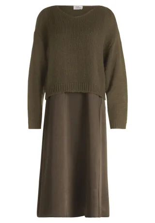 Robe Légère - Casual-Kleid wild khaki - Gr. - 40