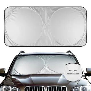 ELUTO Car Windshield Sun Shades Cover Silver-Coated Polyester