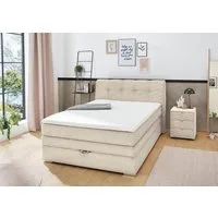 Jockenhöfer Gruppe Boxspringbett Amelie, mit Bettkasten und Topper, erhältlich in 120 & 140cm Breite