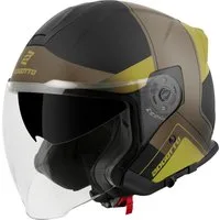 Bogotto Motorradhelm H586 City-B Jethelm, herausnehmbares Innenfutter,integriertes Sonnenvisier