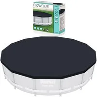 BESTWAY Pool-Abdeckplane Frame Pool Swimmingpool Schutz Abdeckung Cover Ø 427cm