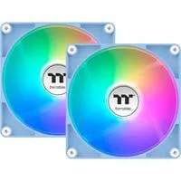 CT120 ARGB Sync PC Cooling Fan Hydrangea Blue, Gehäuselüfter hellblau, 2er Pack, ohne Controller, 120 mm