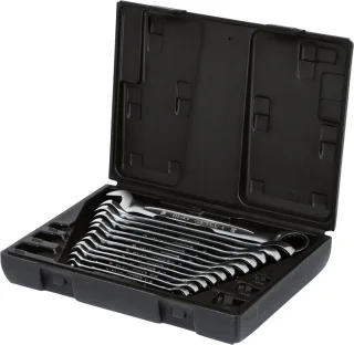 KS Tools GEARplus Ratschenringmaulschlüssel-Satz, 12-tlg - 503.4265