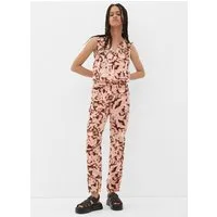 QS Chinos Hose Loose: Hose mit Allover-Print
