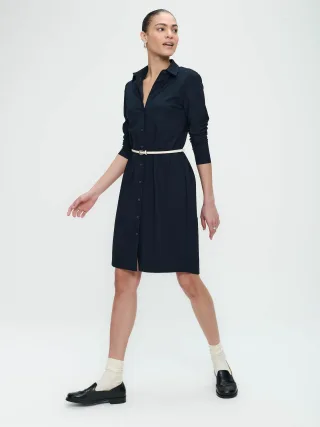Jane Lushka - Dress Nico Easy Wear blue - Gr. - XS