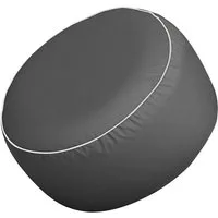 Bestlivings Bodenkissen Sitzpouf Outdoor Ø54cm, Belastbarkeit: bis 100kg, wasserabweisend, 100% Polyester (Bezug)