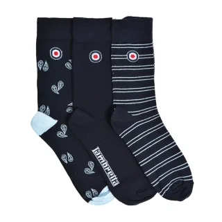 Lambretta - Socken für Herren (Marine/Himmelblau)