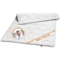 sleepling Kinderbettdecke ultra leicht, Füllung: Polyester, Bezug: Polyester, extraleichte Sommerdecke, Größe 100x135 cm, für warme Sommernächte