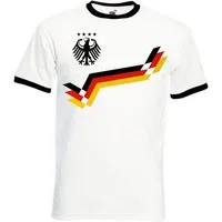 Youth Designz T-Shirt Deutschland Shirt Retro Fußball Trikot WM 2026 mit modischem Frontprint