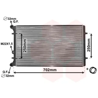 Van Wezel Wasserk?hler Audi A3 TT Seat Leon Skoda Octavia VW Bora Golf IV