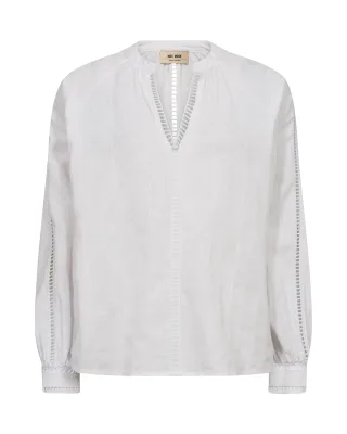 MOS MOSH - MMZeina Linen Blouse white - Gr. - S