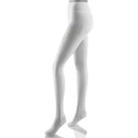 Lusana Trachtensocken Strumpfhose Kinder - DANNIE - weiß