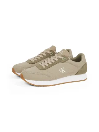 Calvin Klein Jeans Sneaker "RUNNER SOCK LACEUP MG CANVAS", Freizeitschuh, Halbschuh, Schnürschuh in klassischer Optik