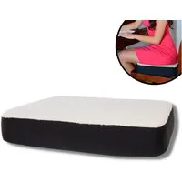 Best Direct® Sitzkissen Dualuxe, Gelkissen zum sitzen, Autositzkissen, Sitzerhöhung, waschbar, 47,5x38 cm