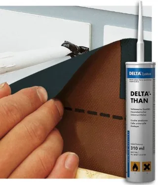 Dörken Delta Than Kartuschenkleber aus Spezialkautschuk 310ml (0,039EUR/ml)