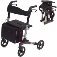 Apex Rollator Rollator Alu klappbar Leichtgewichtsrollator Gehhilfe Gehwagen 55970