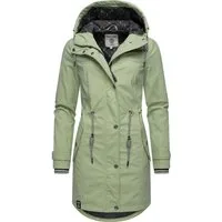 PEAK TIME Regenjacke L60042 stylisch taillierter Regenmantel für Damen