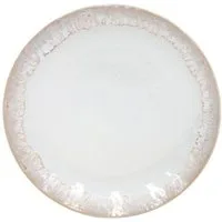 Costa Nova Frühstücksteller Taormina Weiß Salat/Dessert/Frühstücksteller, 21,6 cm, Casafina, (1 St), Hohe Brenntemperaturen, porenfrei hygienisch, wärmeschockbeständig