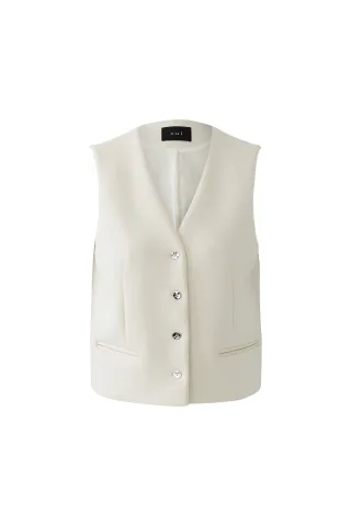 Oui - Weste whitecap gray - Gr. - 42
