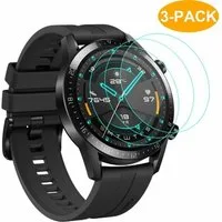 MSM Schutzfolie 3X Hartglas Glasfolie für Huawei Watch GT 2 46 mm Panzerfolie Display Schutz 9H