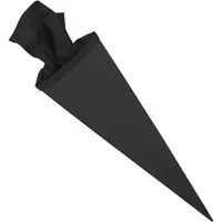 itenga Schultüte itenga Bastelschultüte 70cm mit Filzverschluss SCHWARZ