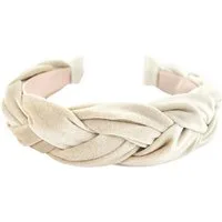axy Haarreif Haarreif Samt Flechtoptik, Trachten geflochten Vintage Damen Haareifen Haarband