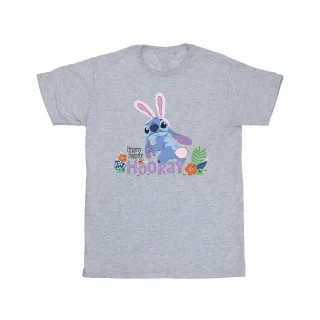 Disney - "Lilo & Stitch Hippity Hop Stitch" T-Shirt für Mädchen (Grau)