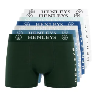 Henleys - "Mactyme" Boxershorts für Herren (7er-Pack) (Bunt)