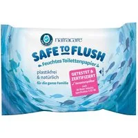 Natracare Safe to Flush - Feuchtes Toilettenpapier 30Stück Hygienemittel