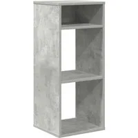 vidaXL Bücherregal Bücherregal Betongrau 34x31x80 cm Holzwerkstoff, 1-tlg.