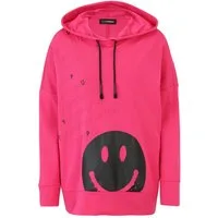 Doris Streich Hoodie mit Hoodie und Smiley-Motiv