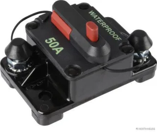 HERTH&BUSS Sicherungsautomat, Anschluss oben, 42 V schwarz - 50295734