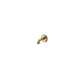 JEE-O Slimline Wandauslauf für Waschtisch und Wanne, kurz, PVD gold matt, 800-3935 800-3935