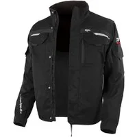 Qualitex Workwear Arbeitsjacke Leichte Workwear Bundjacke - Atmungsaktiv & Robust - Ungefüttert (1-St) Lyocell, Cordura, Stretch - Top modern für Handwerker & Mechatroniker