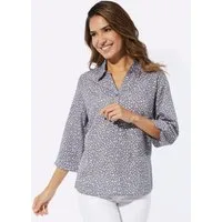 Sieh an! Klassische Bluse Schlupfbluse 3/4-Arm