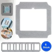 Grenintol Fensterputzroboter 4/6/8 Stück Reinigungspad Ersatz Wischtücher Zubehör für INSE WA9 Pro, (6-St) Saugstarke 100% Mikrofaser – für streifenfreie Fenster.