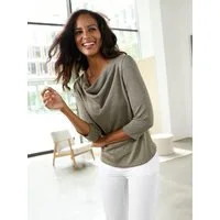 Witt T-Shirt Wasserfallshirt Kurzarm