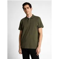 TOM TAILOR Poloshirt mit farblich hervorgehobener Knopfleiste