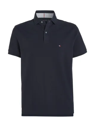 Tommy Hilfiger - Regular fit: Poloshirt blau - Gr. - M