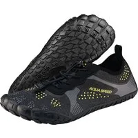 Aqua Speed Nautilus Aqua Sneaker Gr. 46 – Graphite mit Handtuch im Set Wasserschuh (Schwimmschuhe für Barfußkomfort – angenehm & trittsicher) Vielseitig & funktional – für Pool, Camping & Freizeit