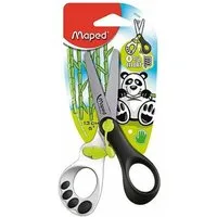 MAPED Papierscheren Kinderschere Koopy schwarz-weiß 13,0 cm