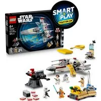 LEGO® SMART Play: Lukes Rot Fünf X-Wing (75423), LEGO Star Wars™ Konstruktionsspielsteine, (581 St), inklusive SMART Brick, mit Licht- und Soundeffekten