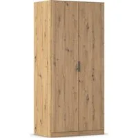 rauch Kleiderschrank Drehtürenschrank Schrank Garderobe Ankleide Schlafzimmer LAGOA (3 verschiedene Ausstattungen BASIC/CLASSIC/PREMIUM (inkl. SOFT-CLOSE) moderne Kantengriffe aus Metall, optional mit Aufsatz MADE IN GERMANY