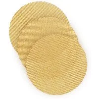 RETOL Schleifscheibe Ø 150 mm Klett-Schleifgitter für Exzenterschleifer, Weißes Edelkorund, 25 Stk., K120