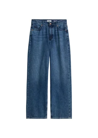 Marc OPolo DENIM - MTDWB_Denim Trousers Dark Blue_Multi_31 - Gr. - 32