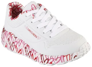 Skechers Sneaker "UNO LITE-LOVELY LUV", Schnürschuh mit bedruckter Sohle, Größenschablone zum Download