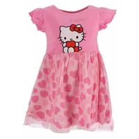 Hello Kitty Midikleid Kinderkleid Pink Mädchen Kleid Prinzessinnenkleid